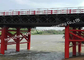 Προκατασκευασμένη γέφυρα χάλυβα της Bailey για τη φορητή γέφυρα δομικού χάλυβα προγράμματος συντήρησης νερού με την υποστήριξη των αποβαθρών προμηθευτής