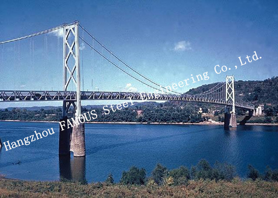 ΚΙΝΑ Q345b σύγχρονη αναστολής προκατασκευασμένη γέφυρα γέφυρα καλωδίων ποταμών χάλυβα δομική διαγώνια προμηθευτής